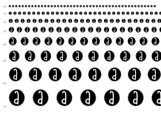 Grateful Sound font waterfall